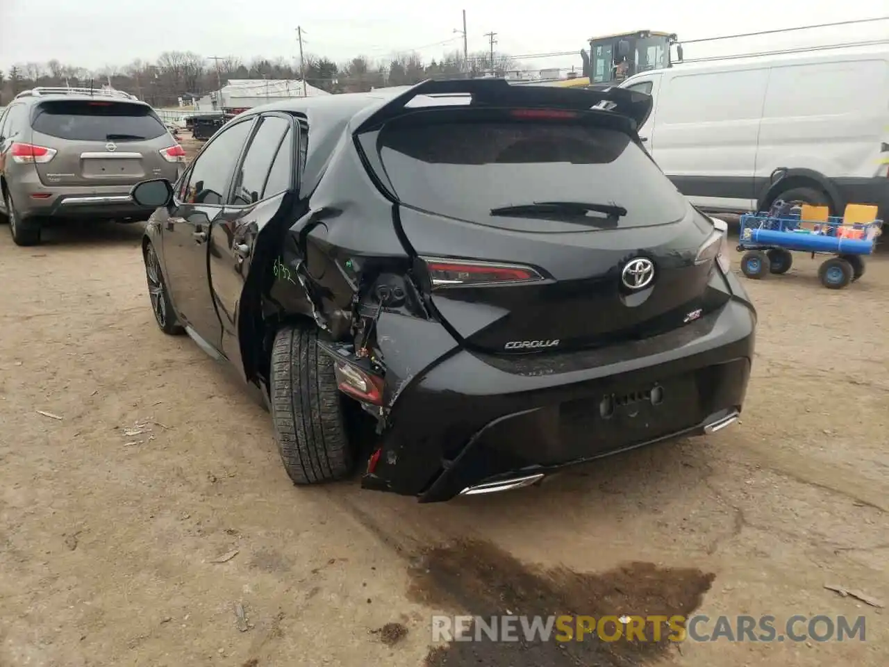 3 Photograph of a damaged car JTNA4MBE3M3132629 TOYOTA COROLLA 2021