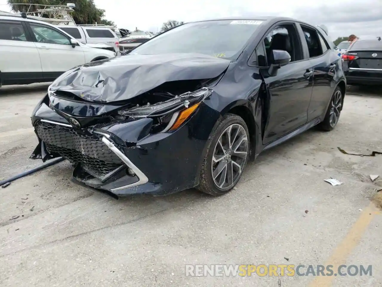 2 Photograph of a damaged car JTNA4MBE4M3144255 TOYOTA COROLLA 2021