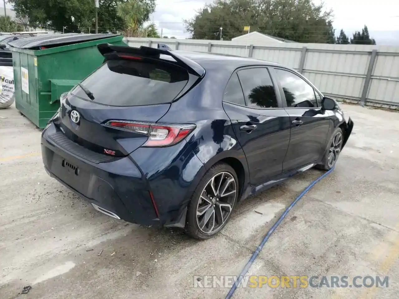 4 Photograph of a damaged car JTNA4MBE4M3144255 TOYOTA COROLLA 2021