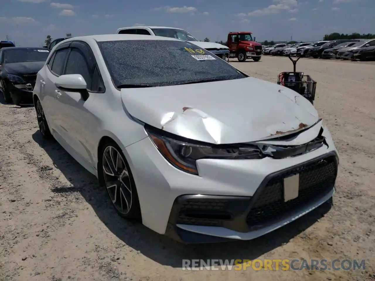 1 Photograph of a damaged car JTNA4MBE5M3133166 TOYOTA COROLLA 2021