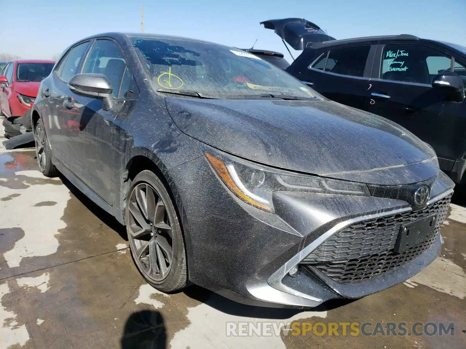 1 Photograph of a damaged car JTNA4MBE6M3105411 TOYOTA COROLLA 2021