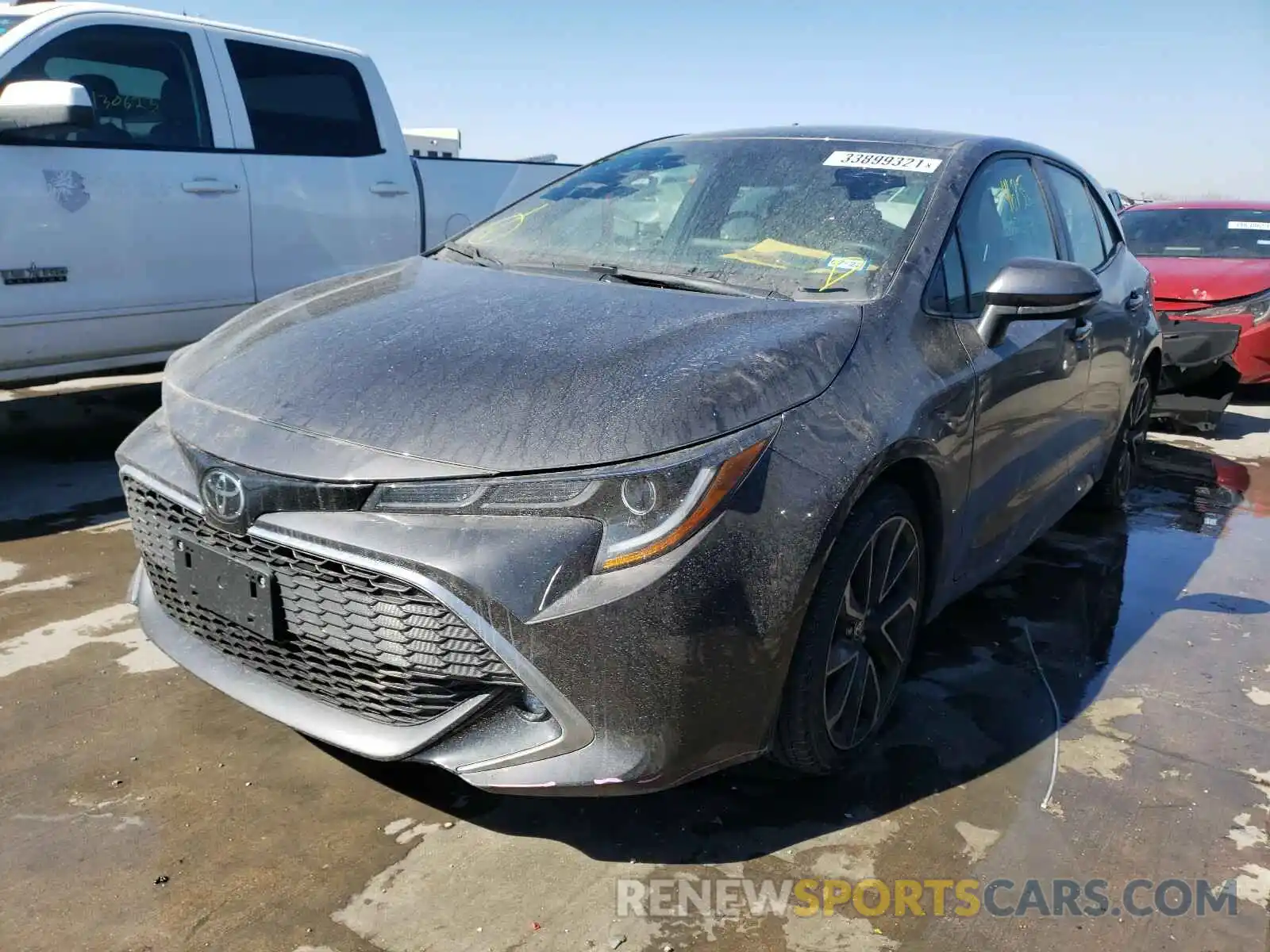 2 Photograph of a damaged car JTNA4MBE6M3105411 TOYOTA COROLLA 2021