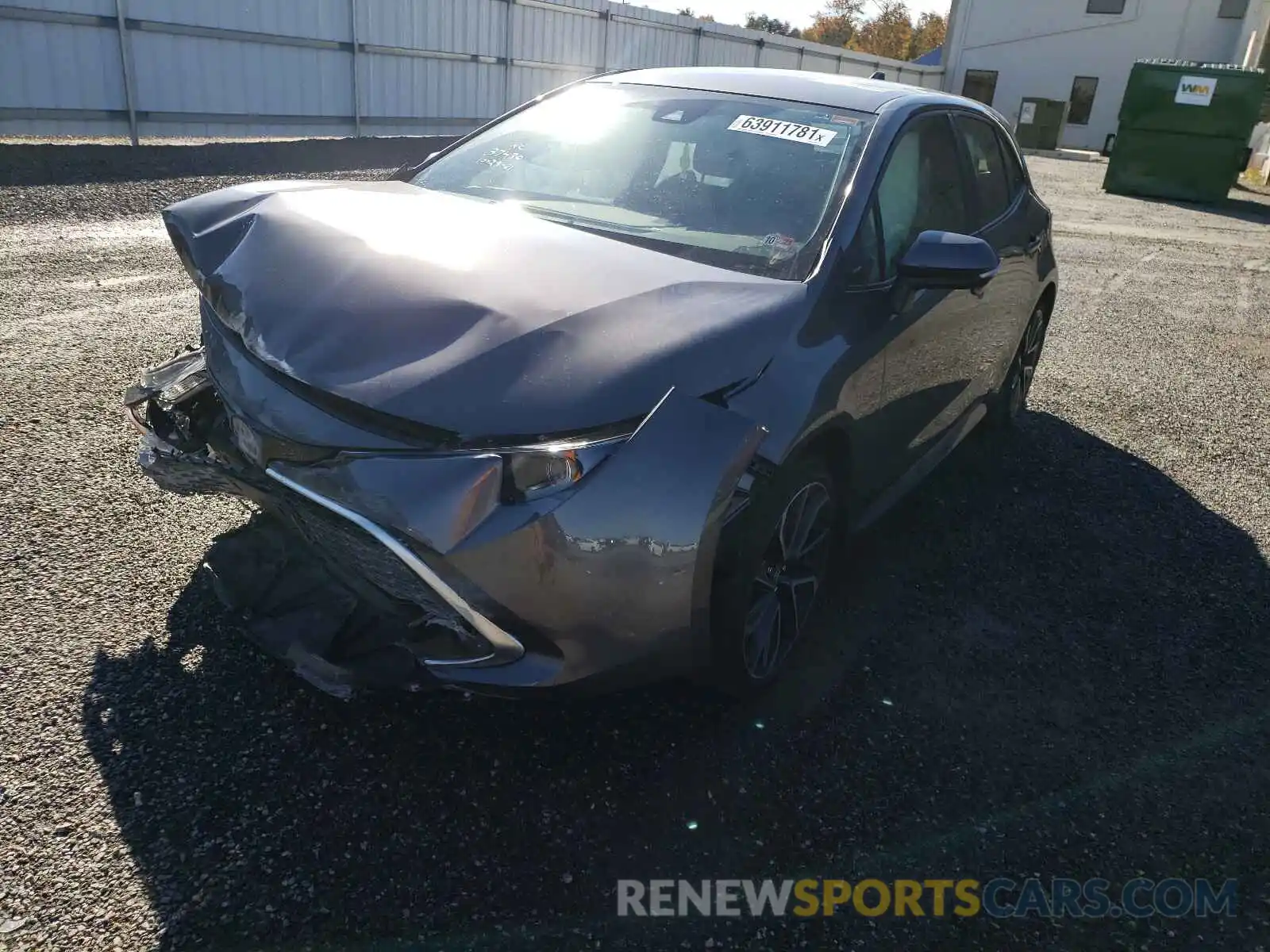 2 Photograph of a damaged car JTNA4MBE6M3111211 TOYOTA COROLLA 2021