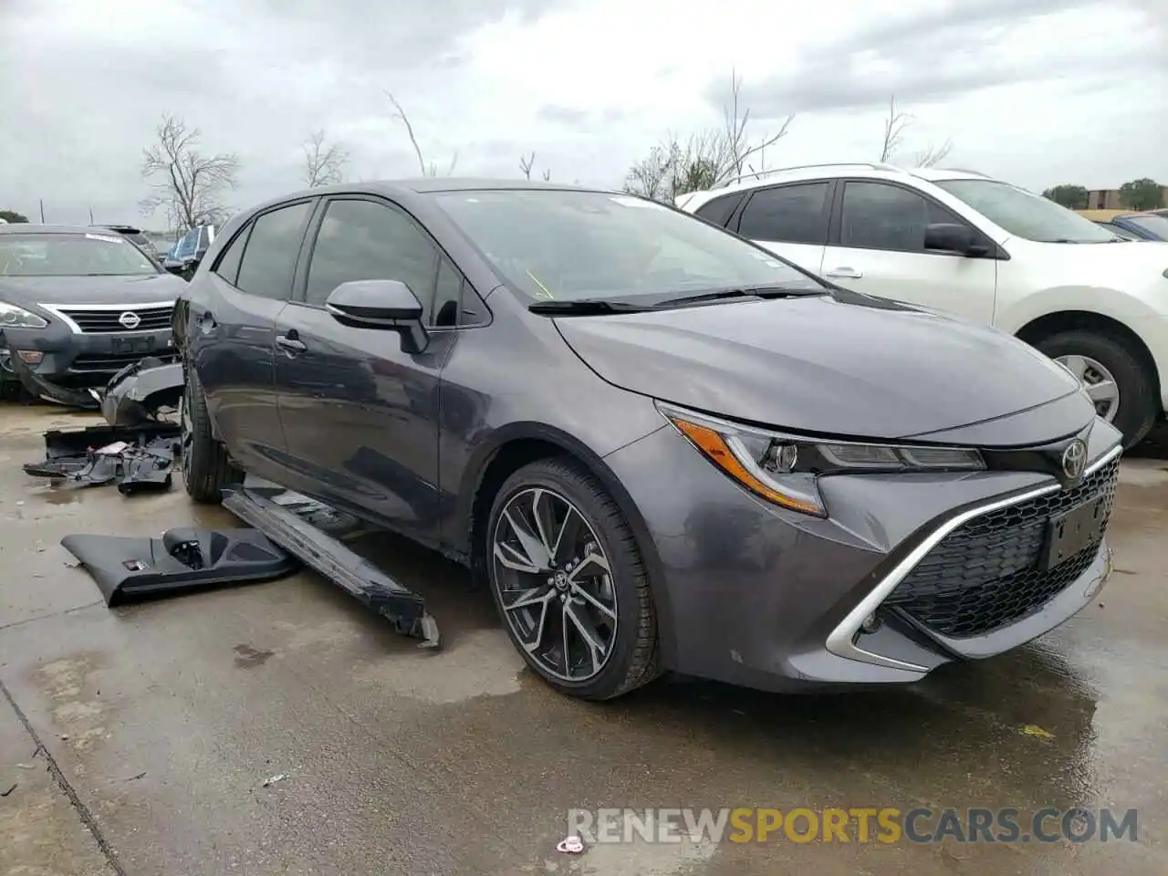 1 Photograph of a damaged car JTNA4MBE7M3112254 TOYOTA COROLLA 2021