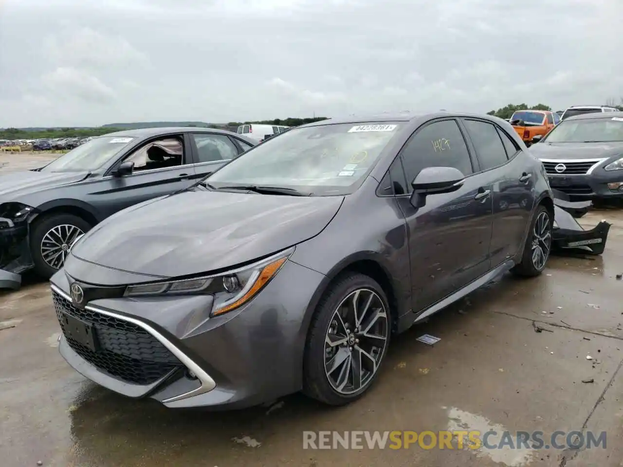 2 Photograph of a damaged car JTNA4MBE7M3112254 TOYOTA COROLLA 2021