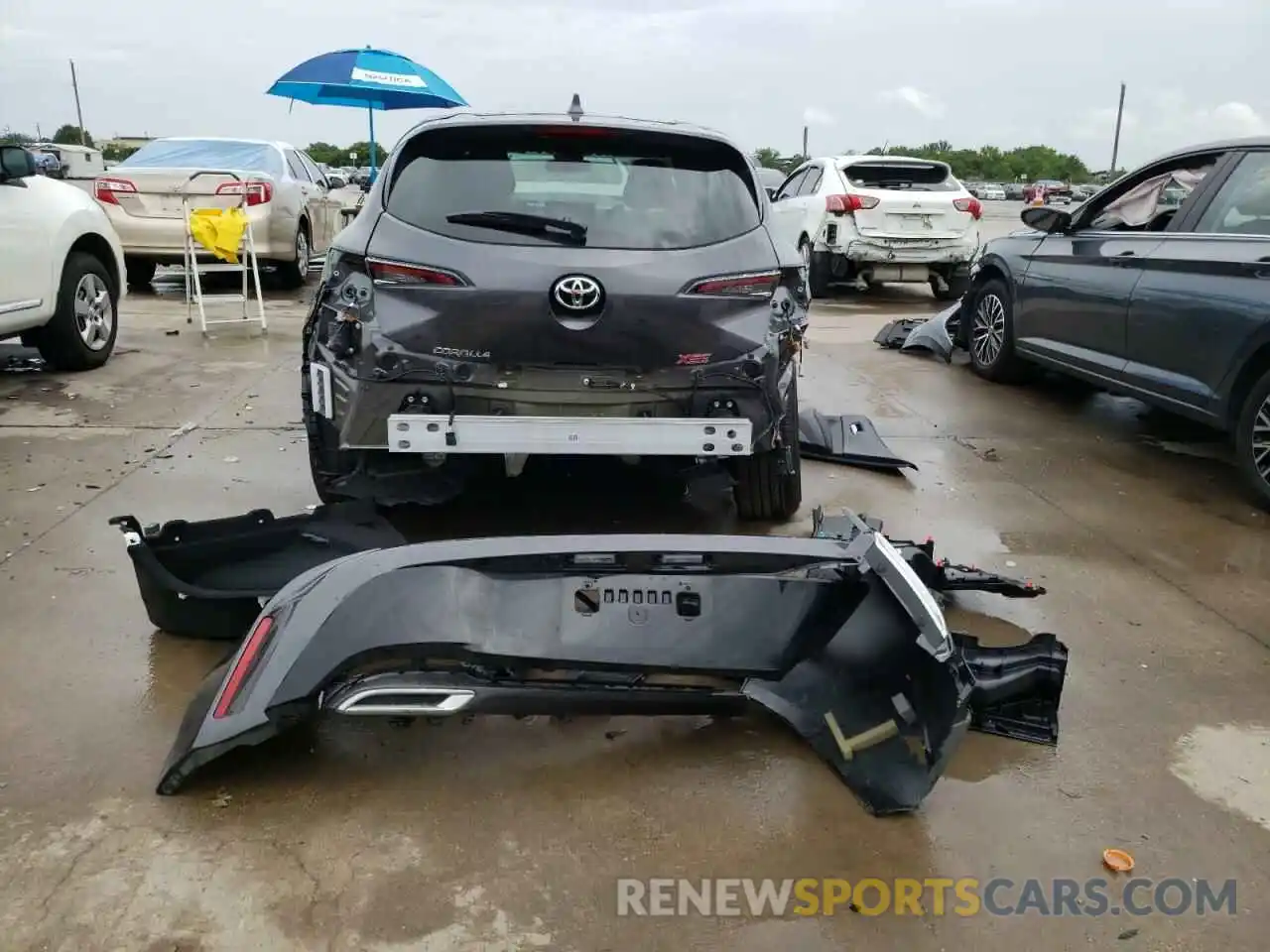 9 Photograph of a damaged car JTNA4MBE7M3112254 TOYOTA COROLLA 2021