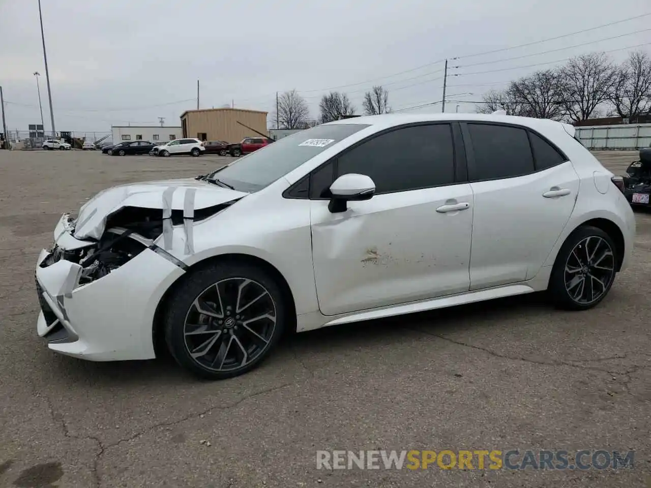 1 Photograph of a damaged car JTNA4MBE7M3125280 TOYOTA COROLLA 2021