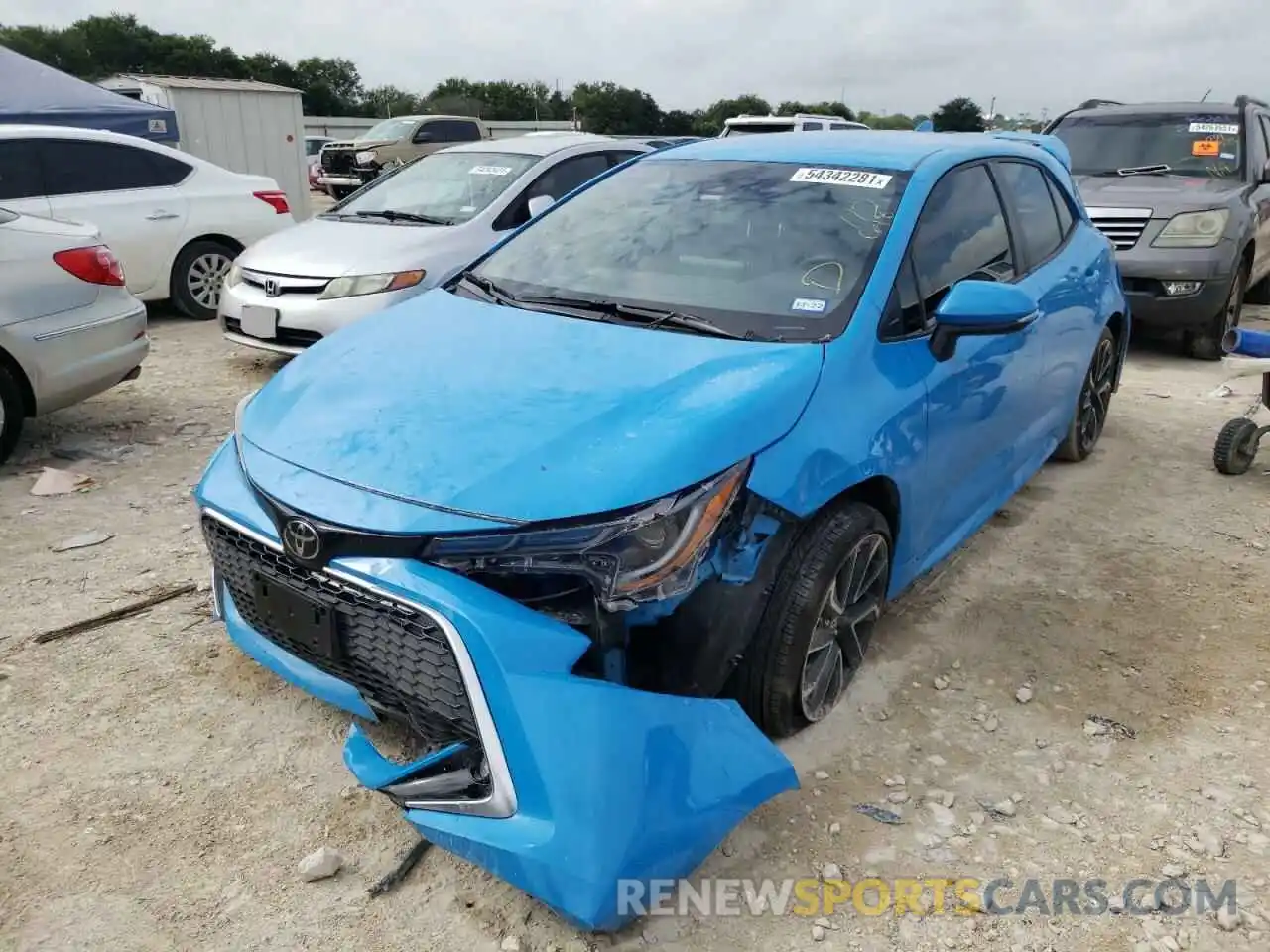 2 Photograph of a damaged car JTNA4MBE8M3112618 TOYOTA COROLLA 2021