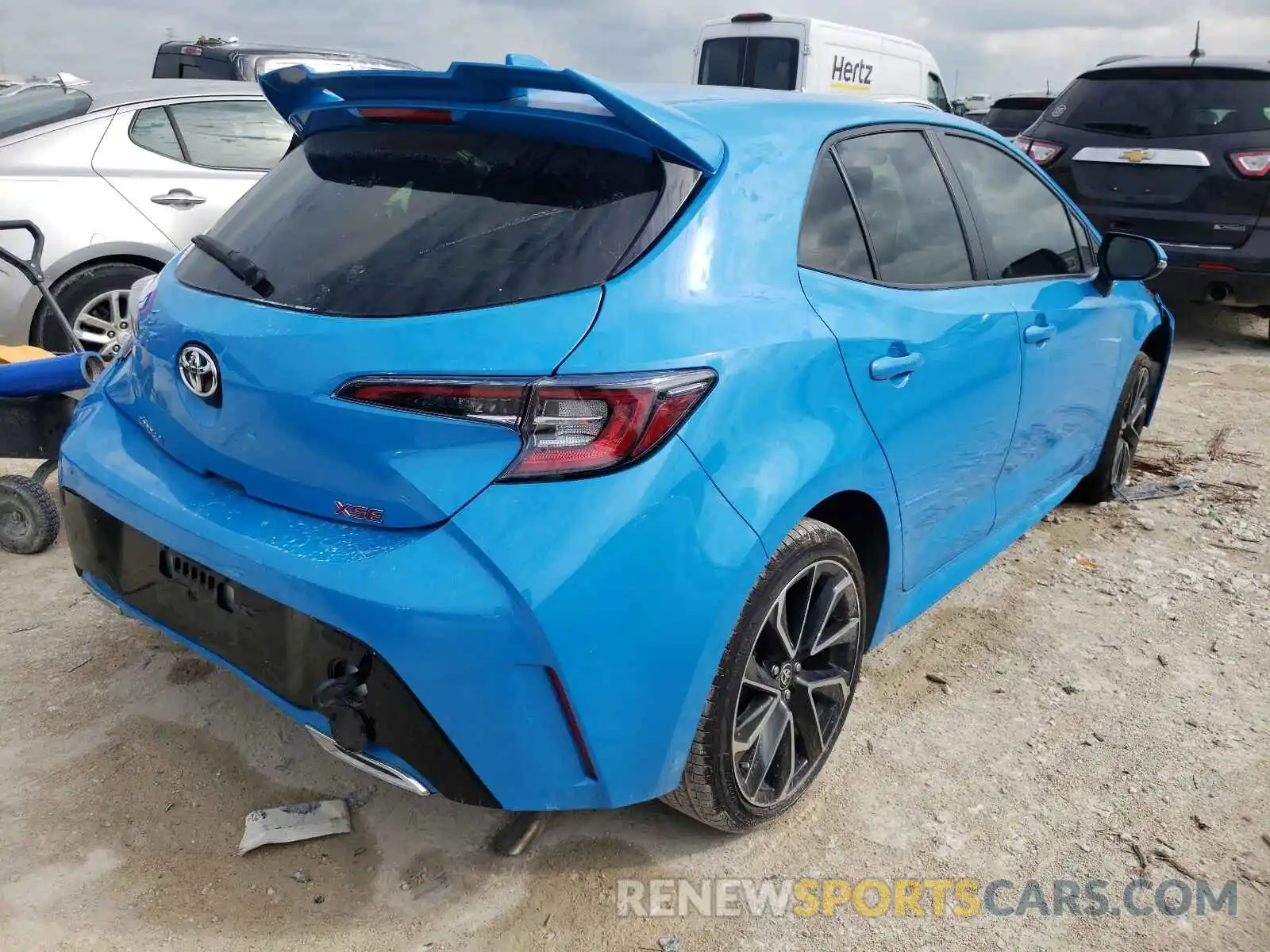 4 Photograph of a damaged car JTNA4MBE8M3112618 TOYOTA COROLLA 2021