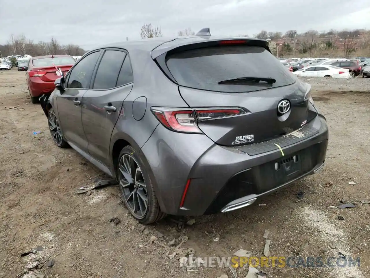 3 Photograph of a damaged car JTNA4MBE9M3116113 TOYOTA COROLLA 2021