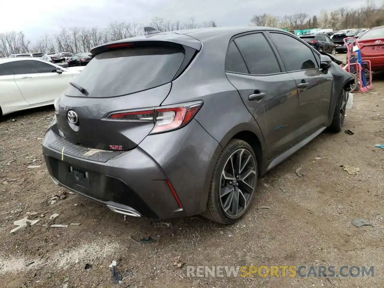 4 Photograph of a damaged car JTNA4MBE9M3116113 TOYOTA COROLLA 2021