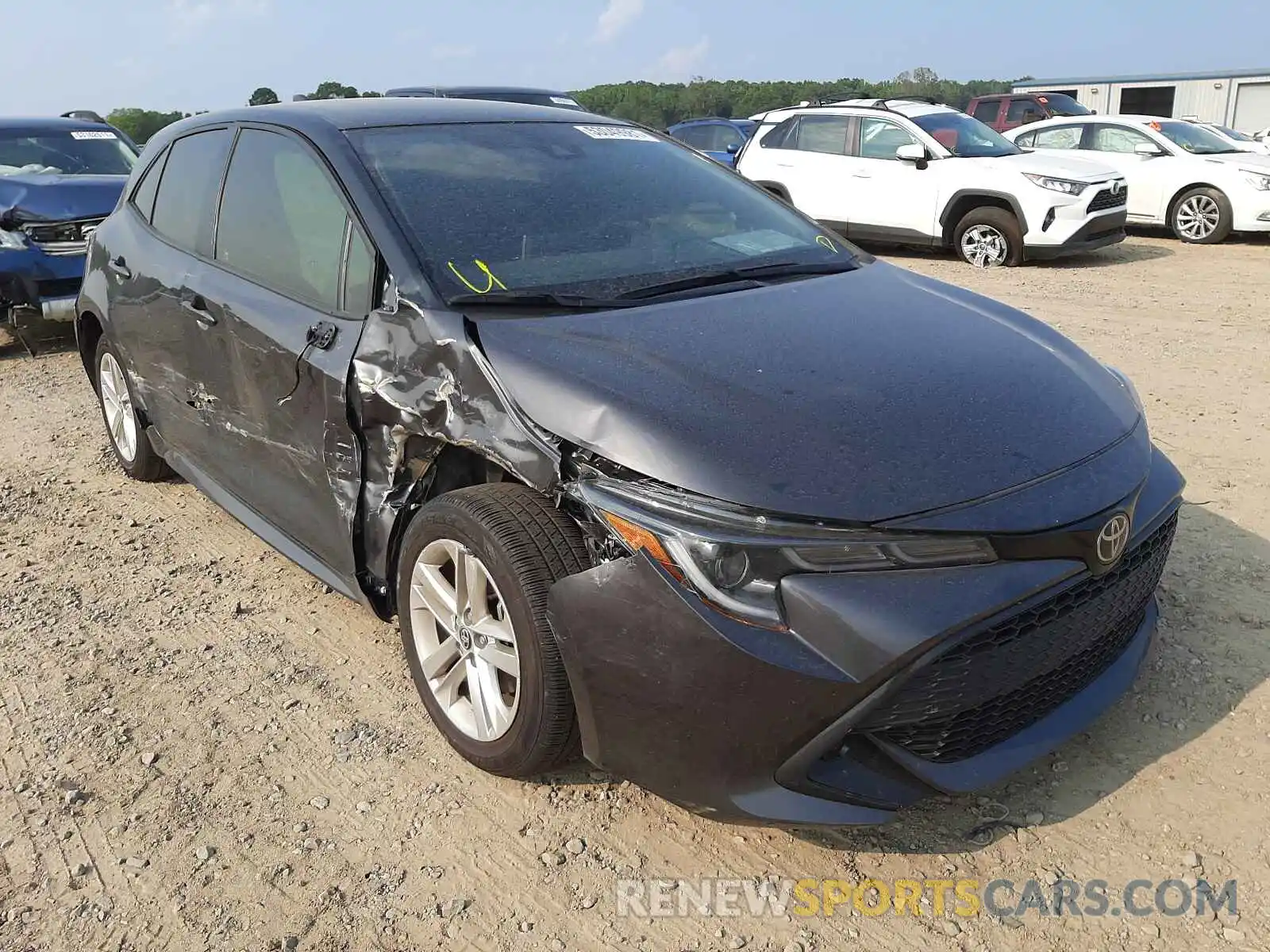 1 Photograph of a damaged car JTNB4MBE0M3107305 TOYOTA COROLLA 2021