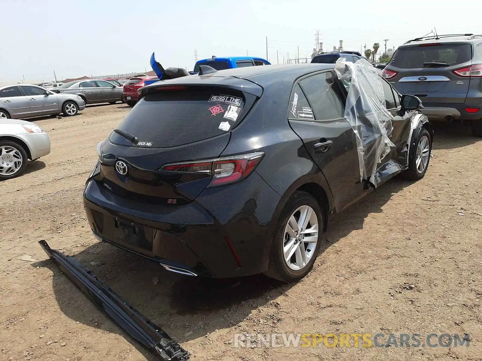 4 Photograph of a damaged car JTNB4MBE0M3127764 TOYOTA COROLLA 2021