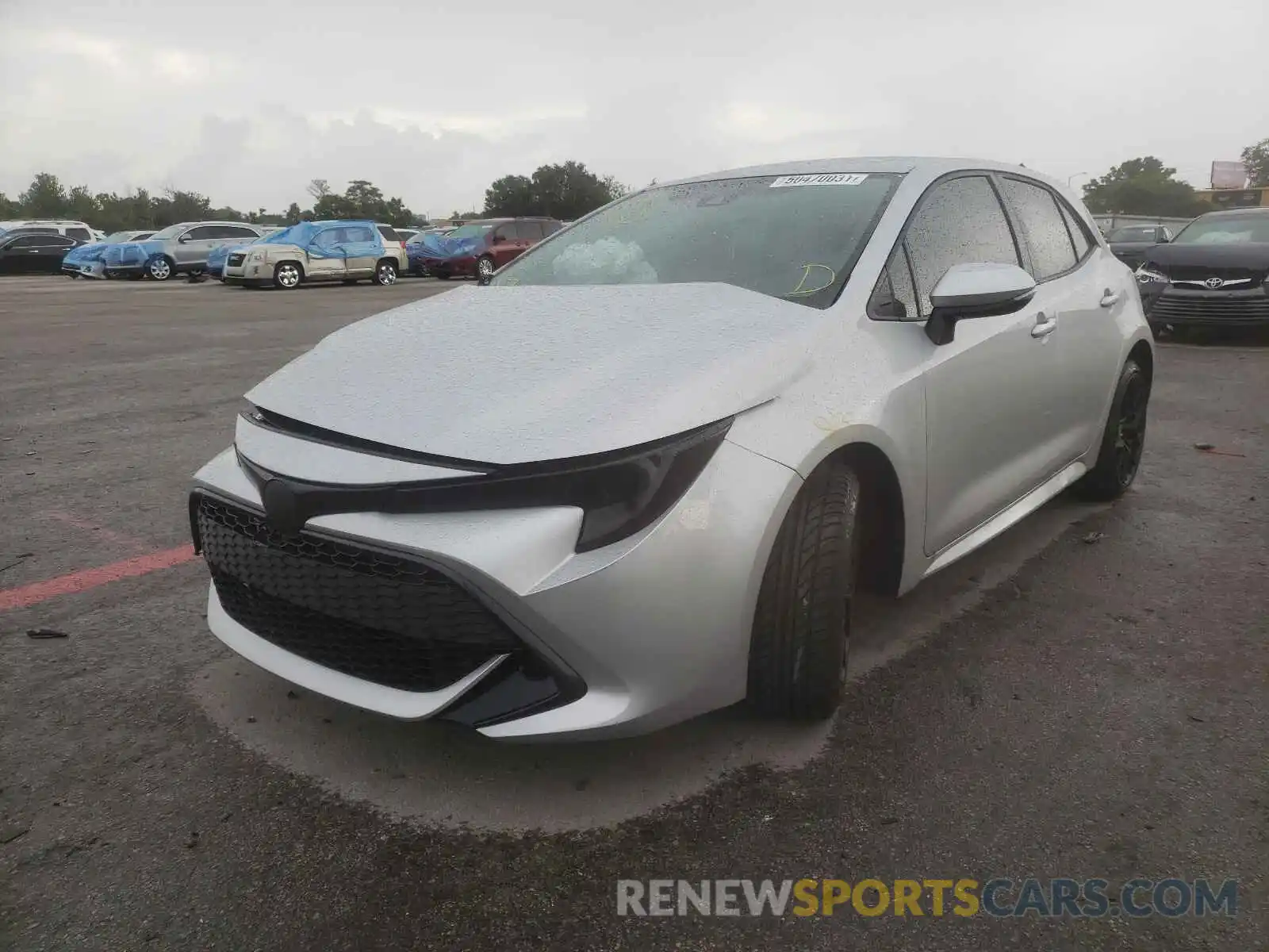 2 Photograph of a damaged car JTNB4MBE0M3129627 TOYOTA COROLLA 2021