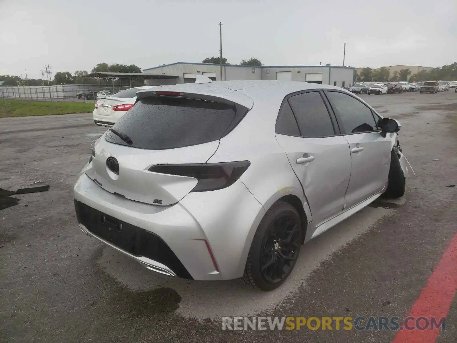 4 Photograph of a damaged car JTNB4MBE0M3129627 TOYOTA COROLLA 2021