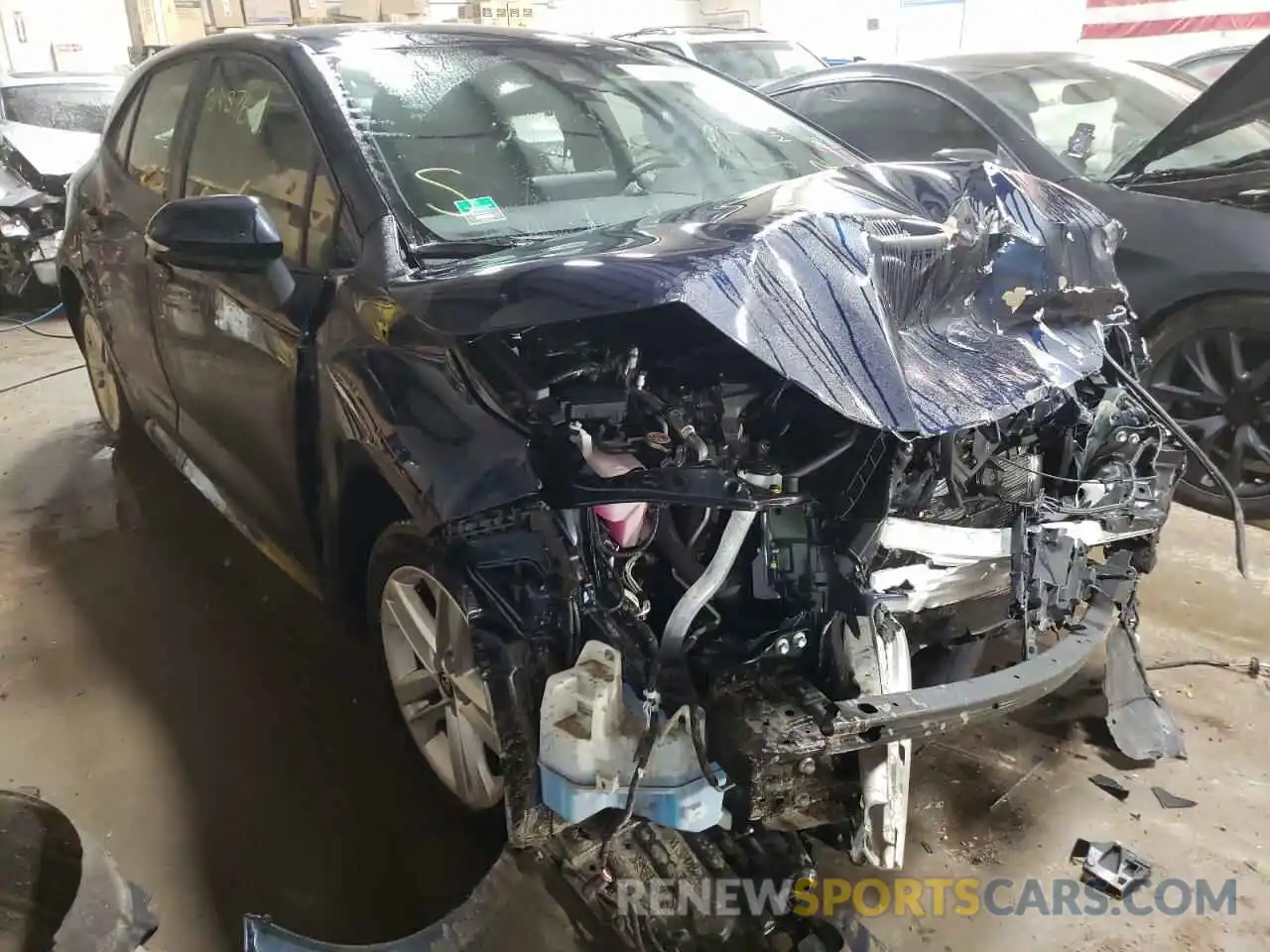 1 Photograph of a damaged car JTNB4MBE1M3108642 TOYOTA COROLLA 2021