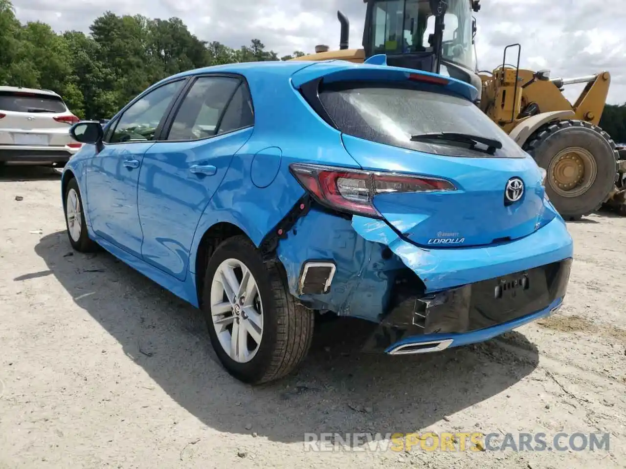 3 Photograph of a damaged car JTNB4MBE3M3125930 TOYOTA COROLLA 2021