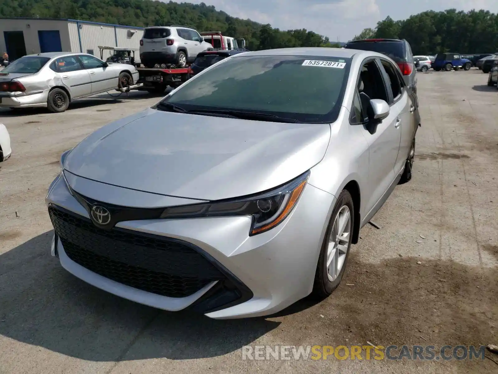 2 Photograph of a damaged car JTNB4MBE4M3106819 TOYOTA COROLLA 2021