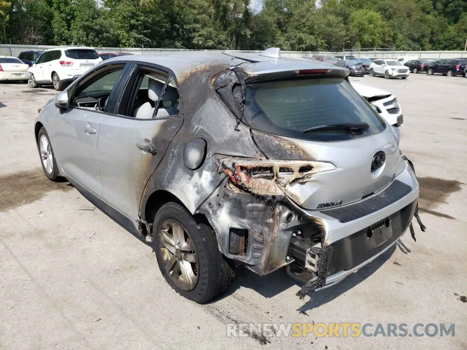 3 Photograph of a damaged car JTNB4MBE4M3106819 TOYOTA COROLLA 2021