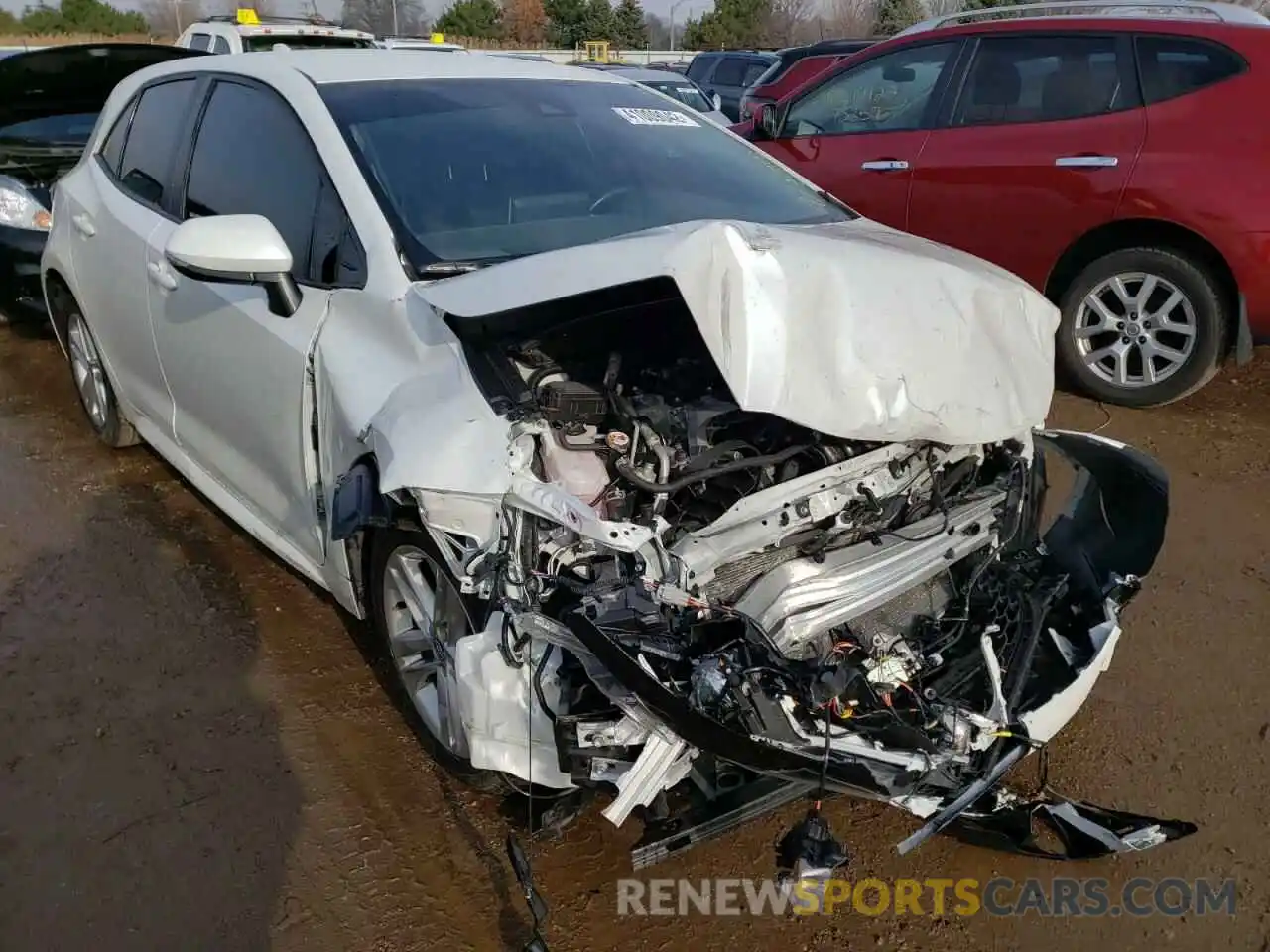 1 Photograph of a damaged car JTNB4MBE4M3110417 TOYOTA COROLLA 2021