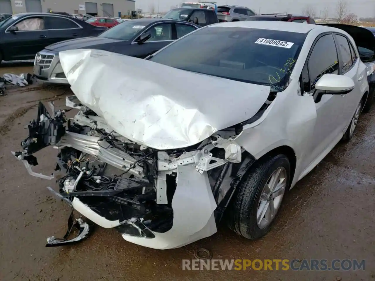 2 Photograph of a damaged car JTNB4MBE4M3110417 TOYOTA COROLLA 2021