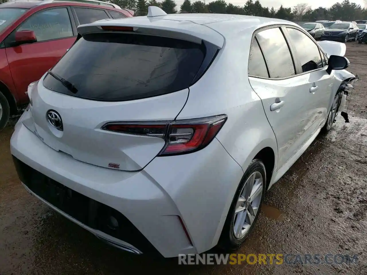 4 Photograph of a damaged car JTNB4MBE4M3110417 TOYOTA COROLLA 2021