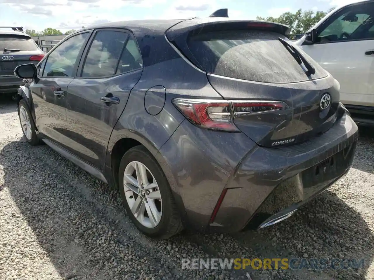 3 Photograph of a damaged car JTNB4MBE5M3107011 TOYOTA COROLLA 2021