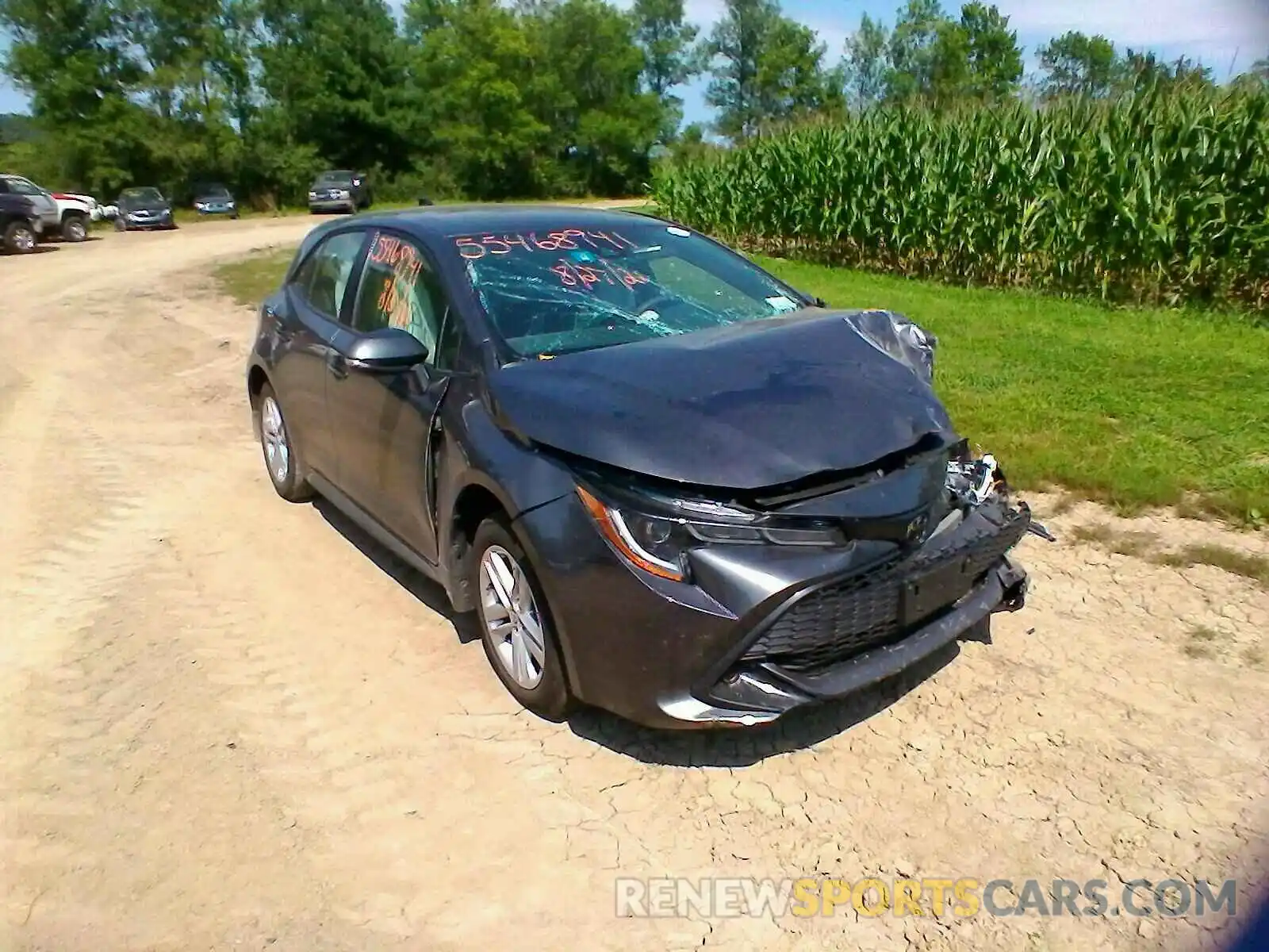 1 Photograph of a damaged car JTNB4MBE7M3133934 TOYOTA COROLLA 2021