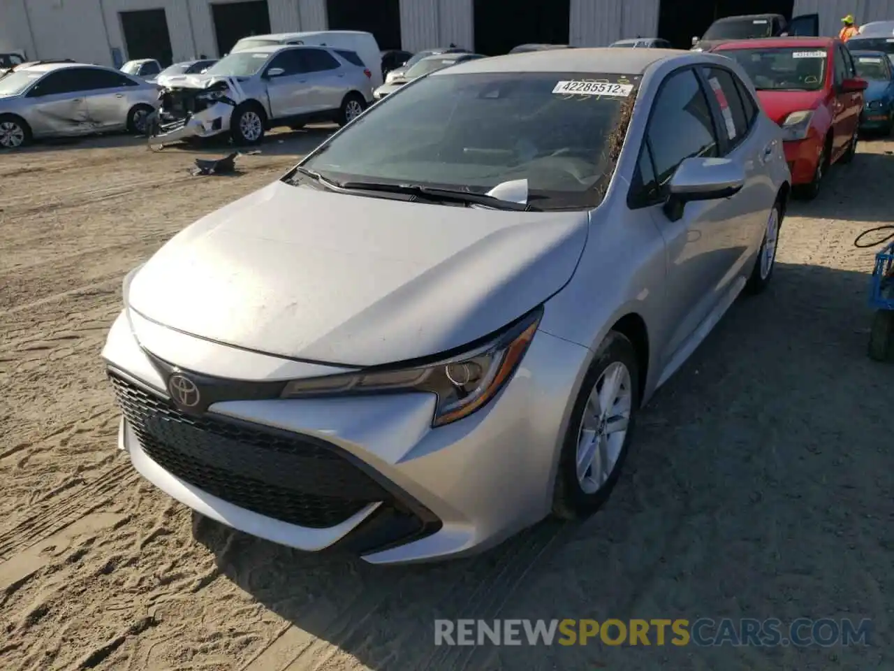 2 Photograph of a damaged car JTNB4MBE7M3146991 TOYOTA COROLLA 2021