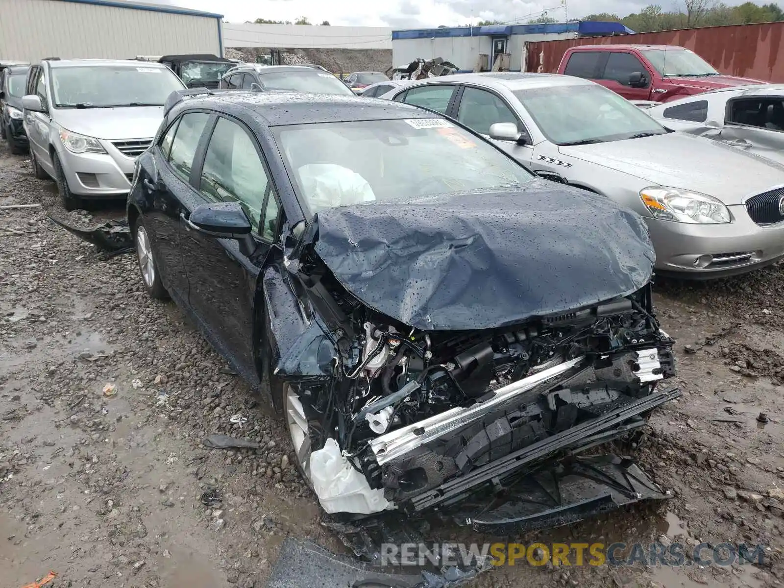 1 Photograph of a damaged car JTNB4MBE8M3108251 TOYOTA COROLLA 2021