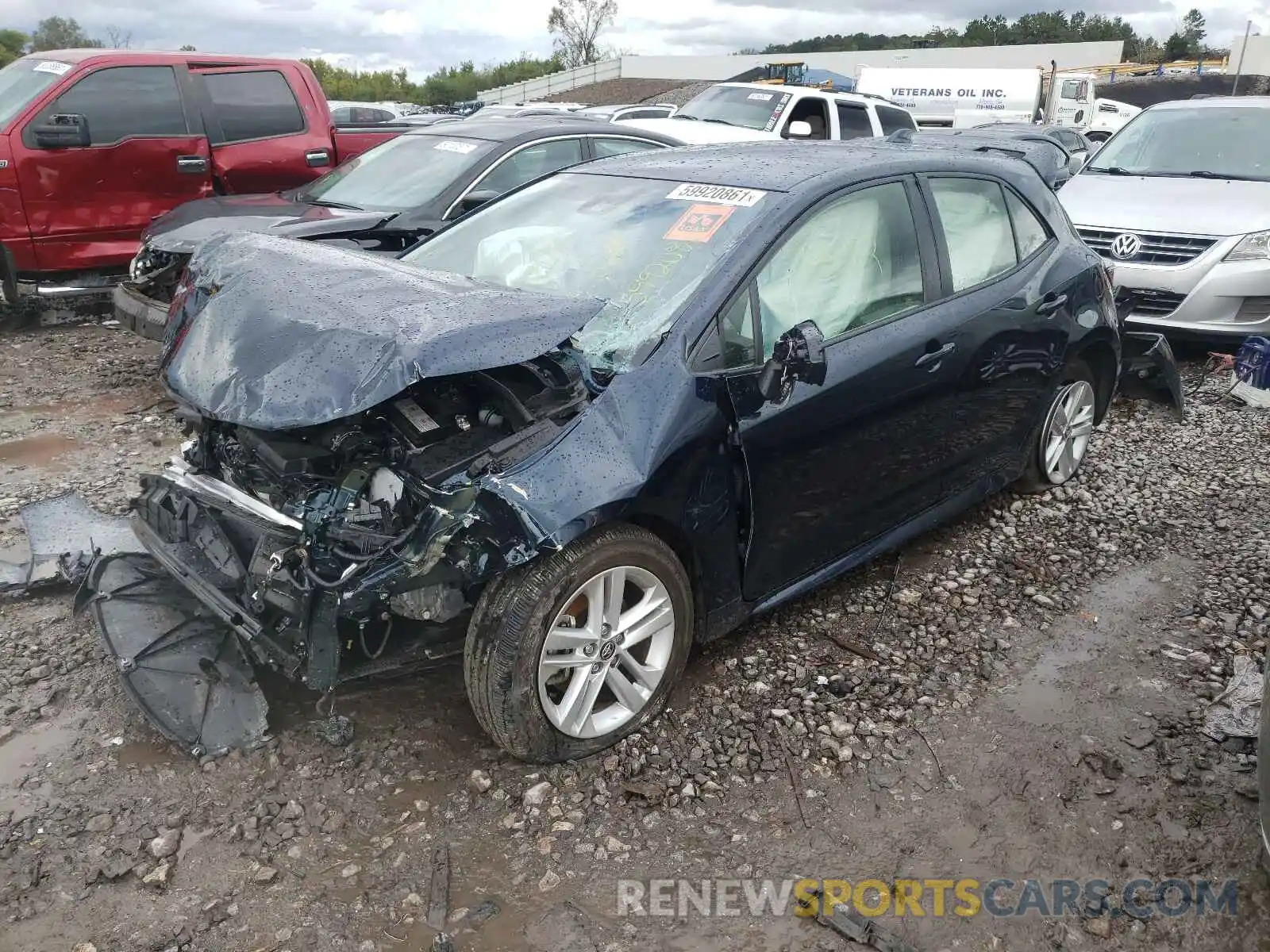 2 Photograph of a damaged car JTNB4MBE8M3108251 TOYOTA COROLLA 2021