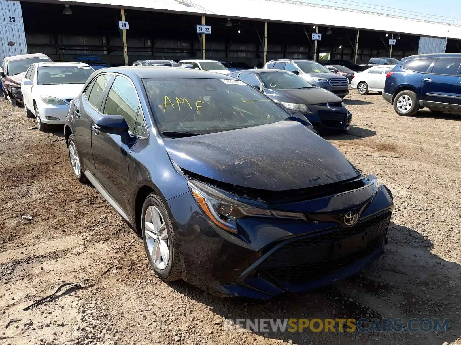 1 Photograph of a damaged car JTNB4MBE8M3128824 TOYOTA COROLLA 2021