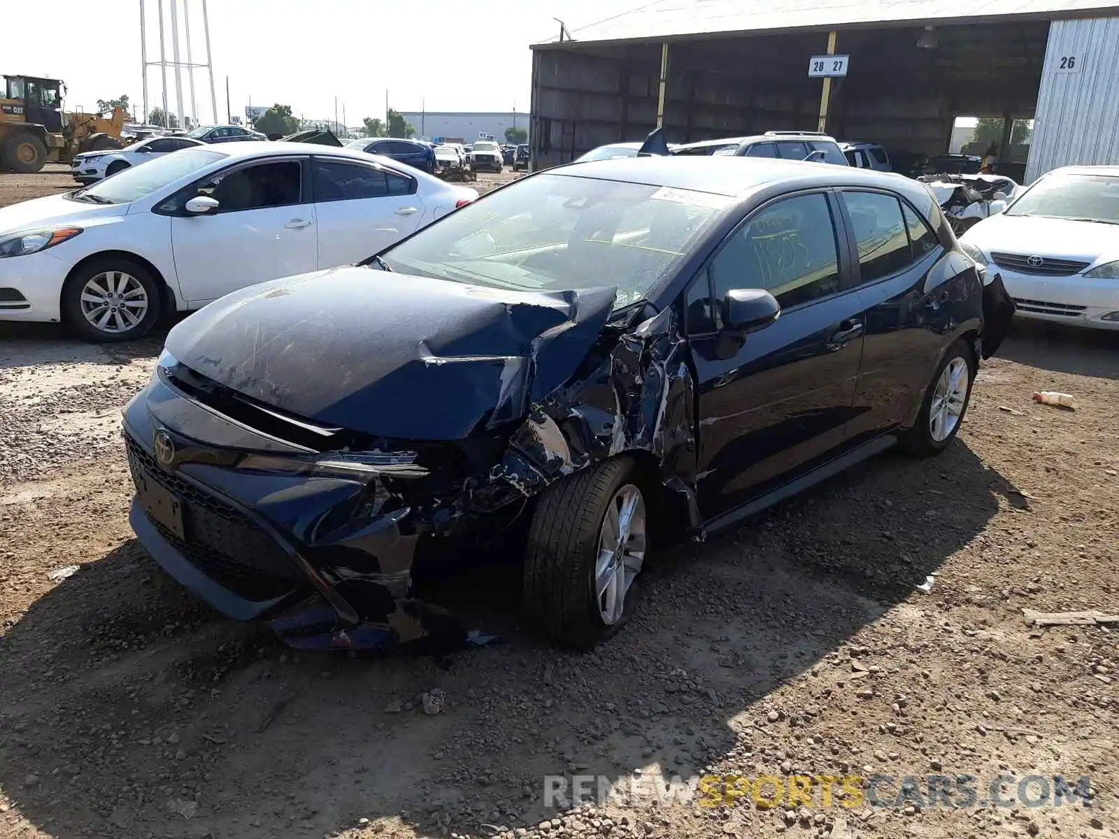 2 Photograph of a damaged car JTNB4MBE8M3128824 TOYOTA COROLLA 2021