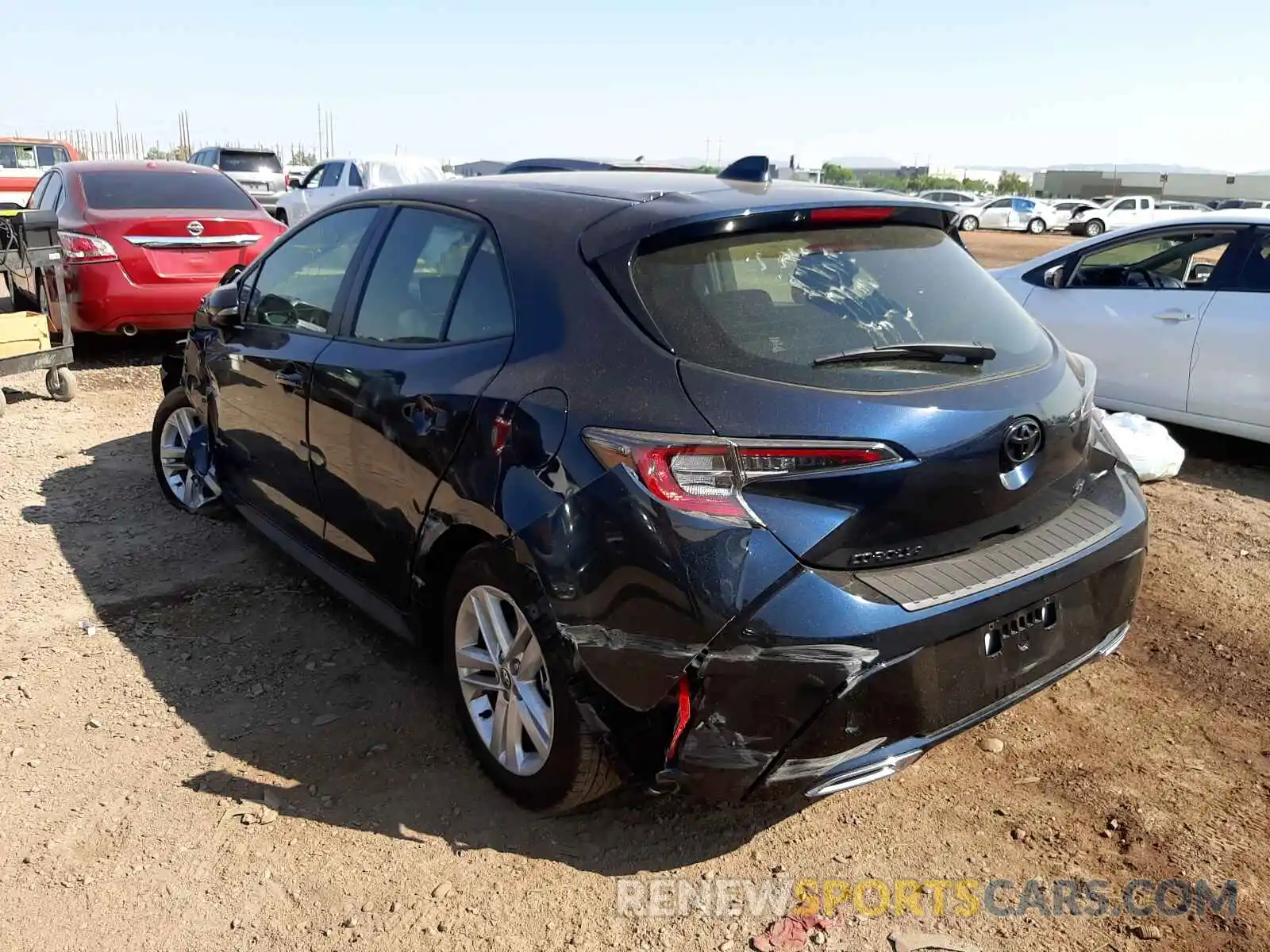 3 Photograph of a damaged car JTNB4MBE8M3128824 TOYOTA COROLLA 2021