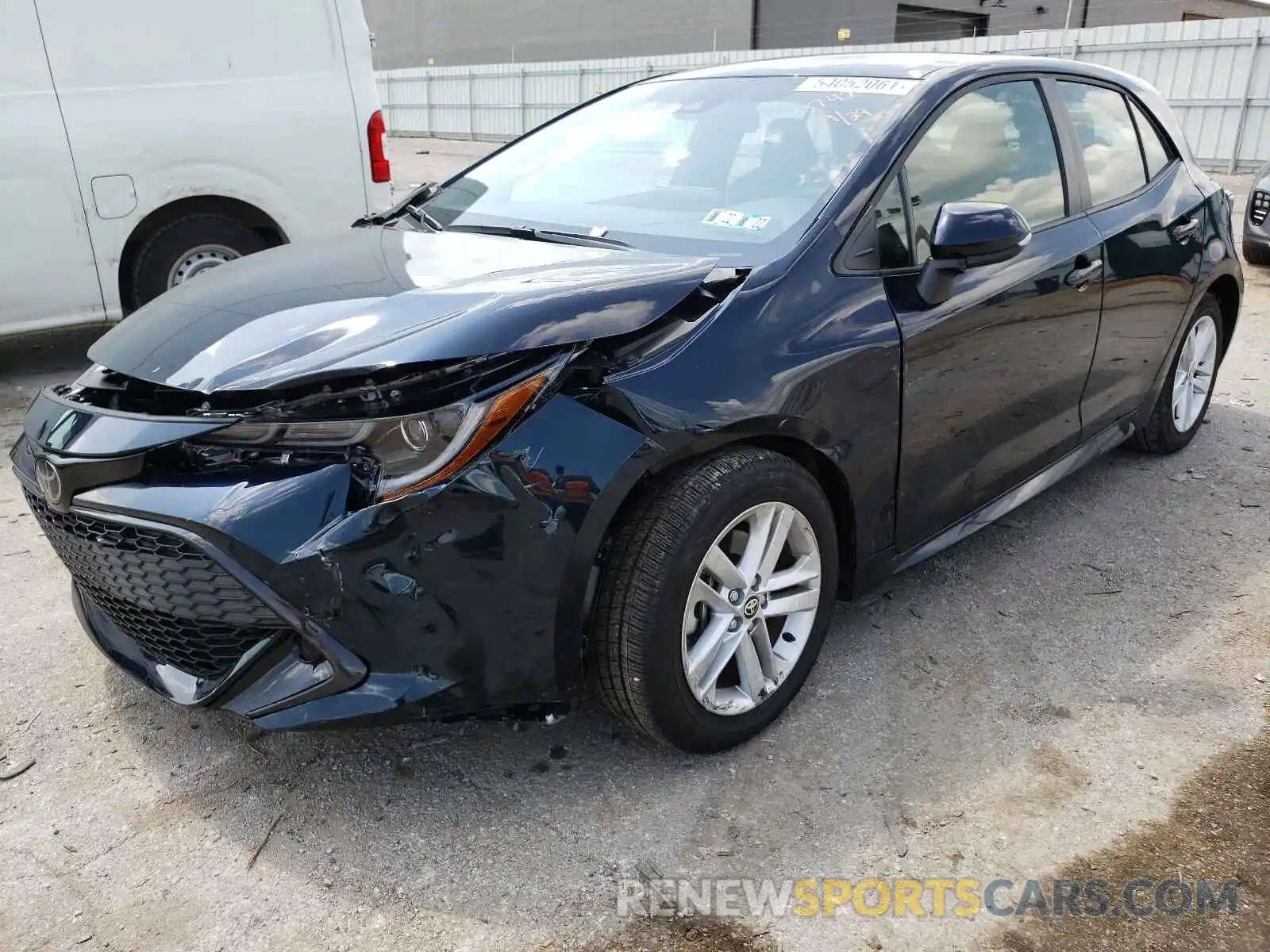 2 Photograph of a damaged car JTNB4MBE8M3135742 TOYOTA COROLLA 2021