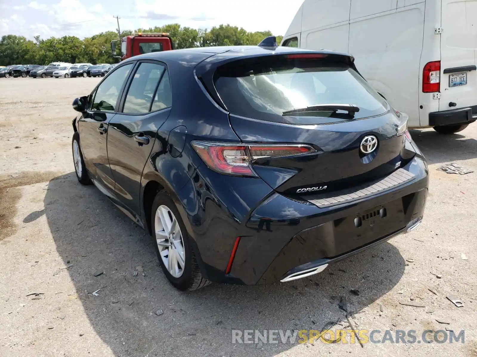 3 Photograph of a damaged car JTNB4MBE8M3135742 TOYOTA COROLLA 2021