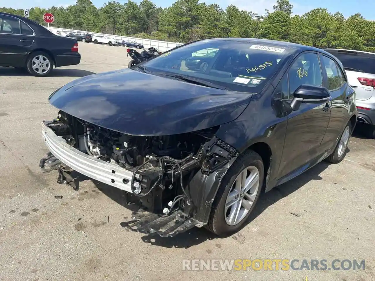 2 Photograph of a damaged car JTNB4MBE8M3146515 TOYOTA COROLLA 2021