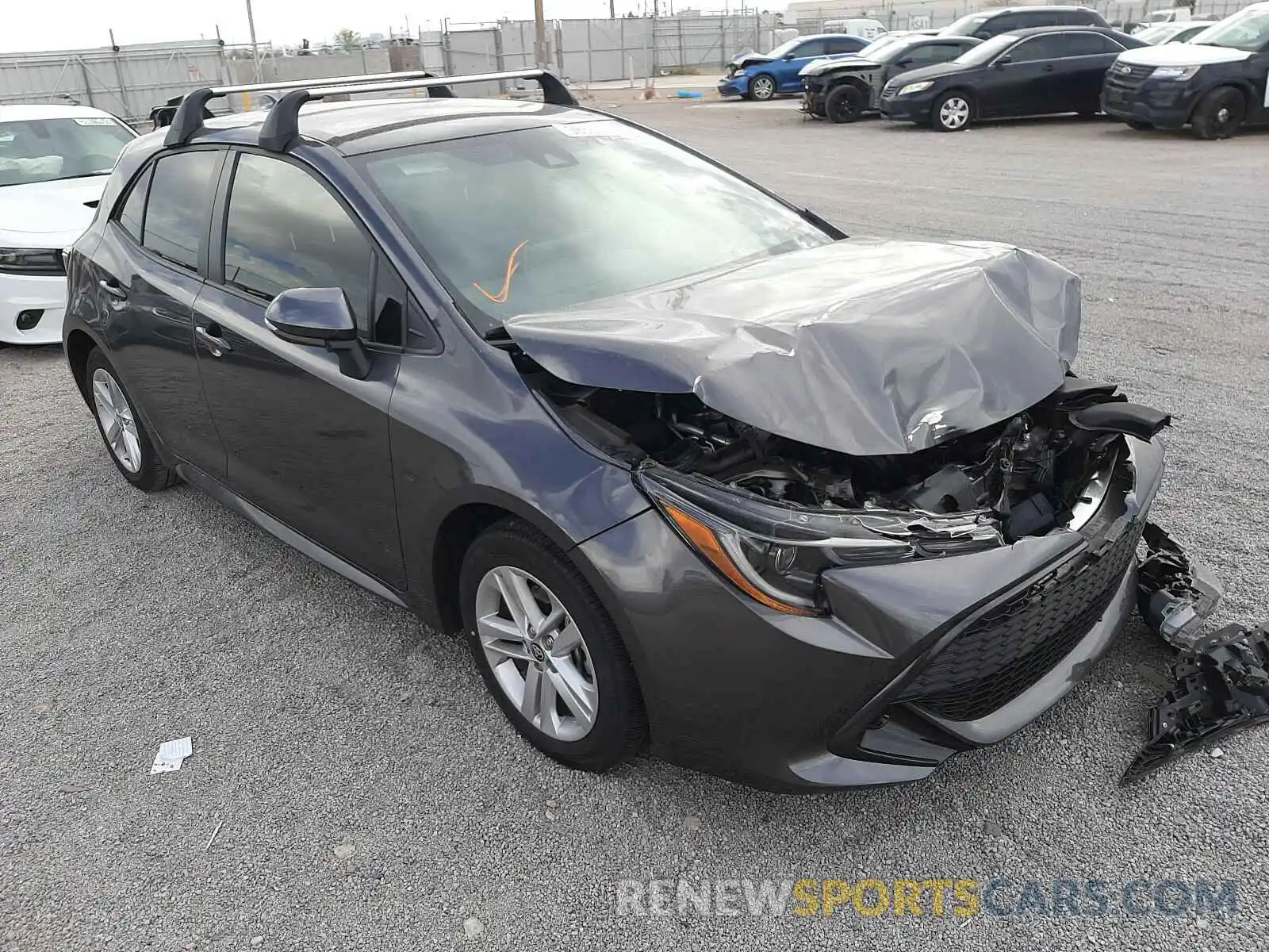 1 Photograph of a damaged car JTNB4MBE9M3106296 TOYOTA COROLLA 2021