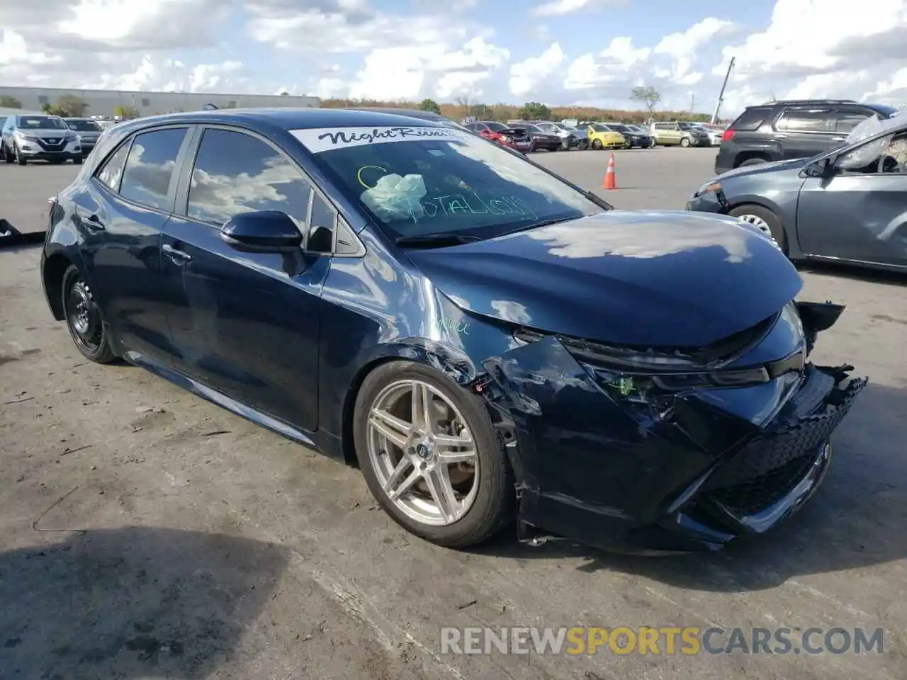 1 Photograph of a damaged car JTNB4MBE9M3116679 TOYOTA COROLLA 2021