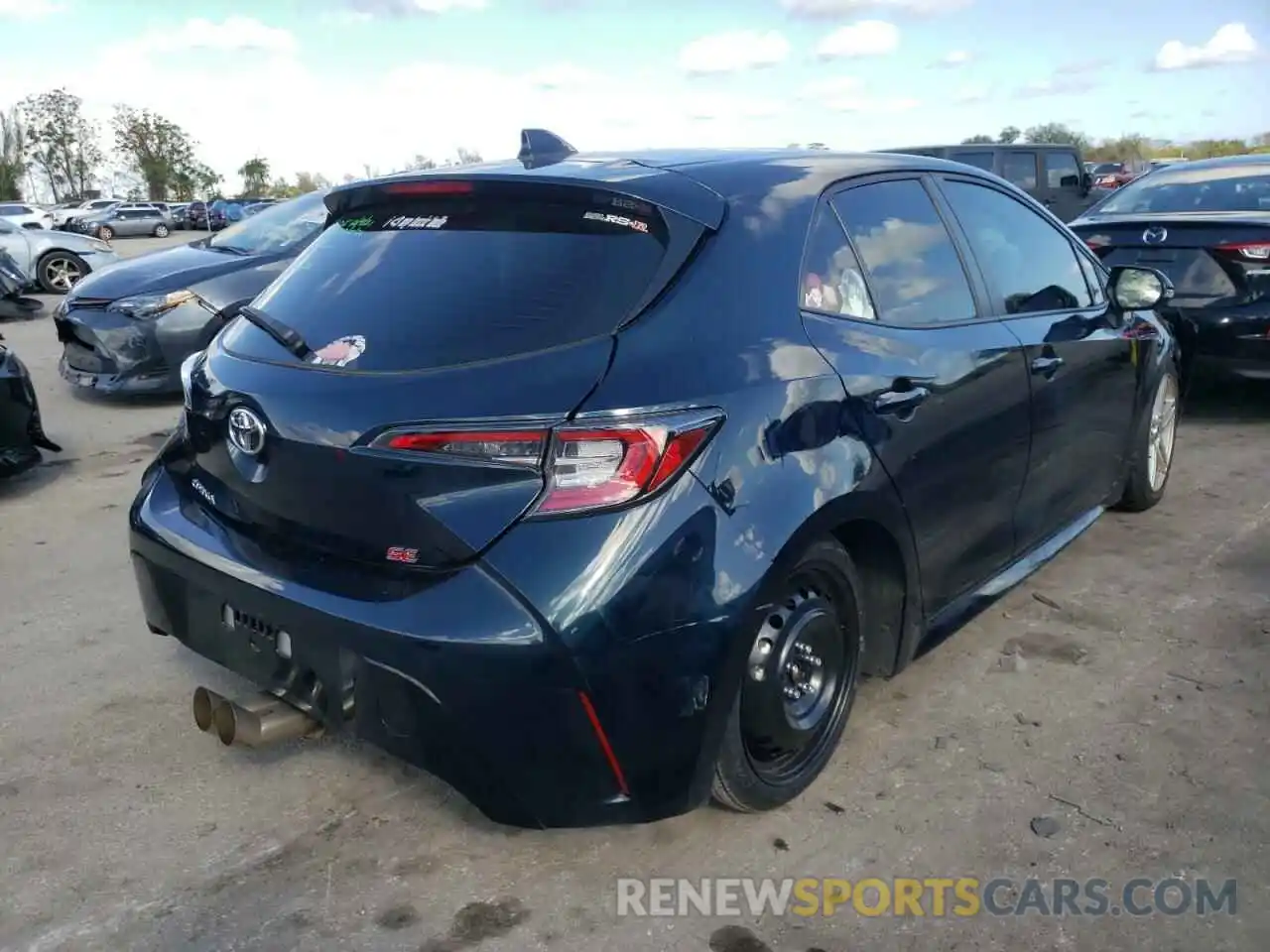 4 Photograph of a damaged car JTNB4MBE9M3116679 TOYOTA COROLLA 2021