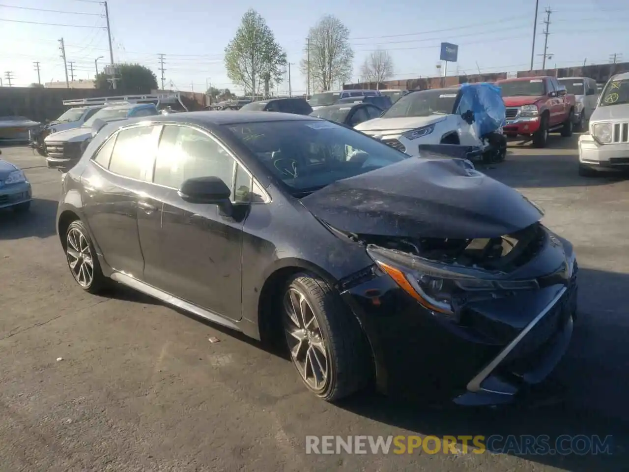 1 Photograph of a damaged car JTNC4MBE0M3107051 TOYOTA COROLLA 2021