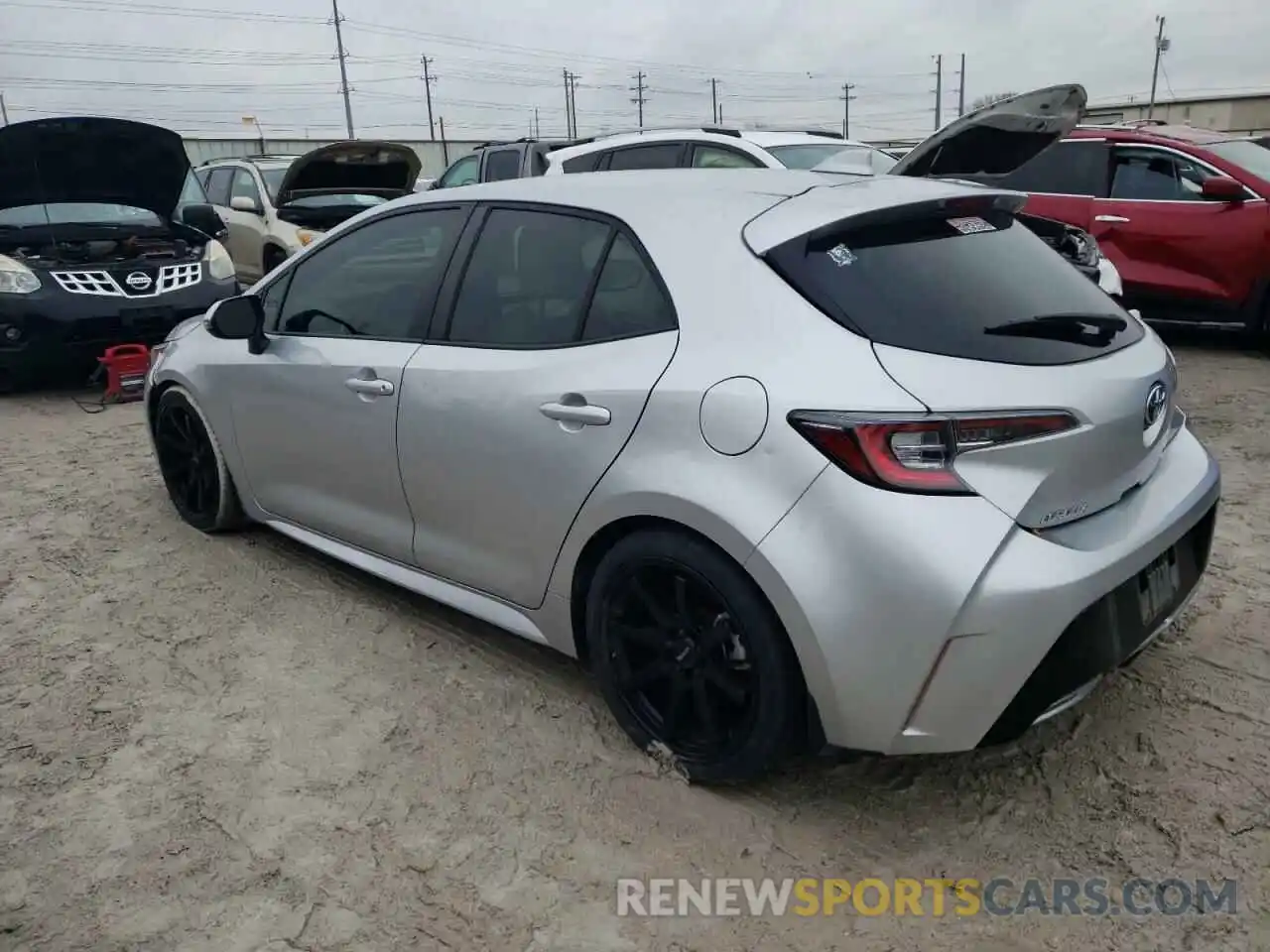 2 Photograph of a damaged car JTNC4MBE0M3111648 TOYOTA COROLLA 2021