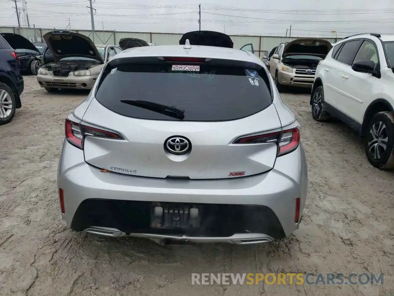 6 Photograph of a damaged car JTNC4MBE0M3111648 TOYOTA COROLLA 2021