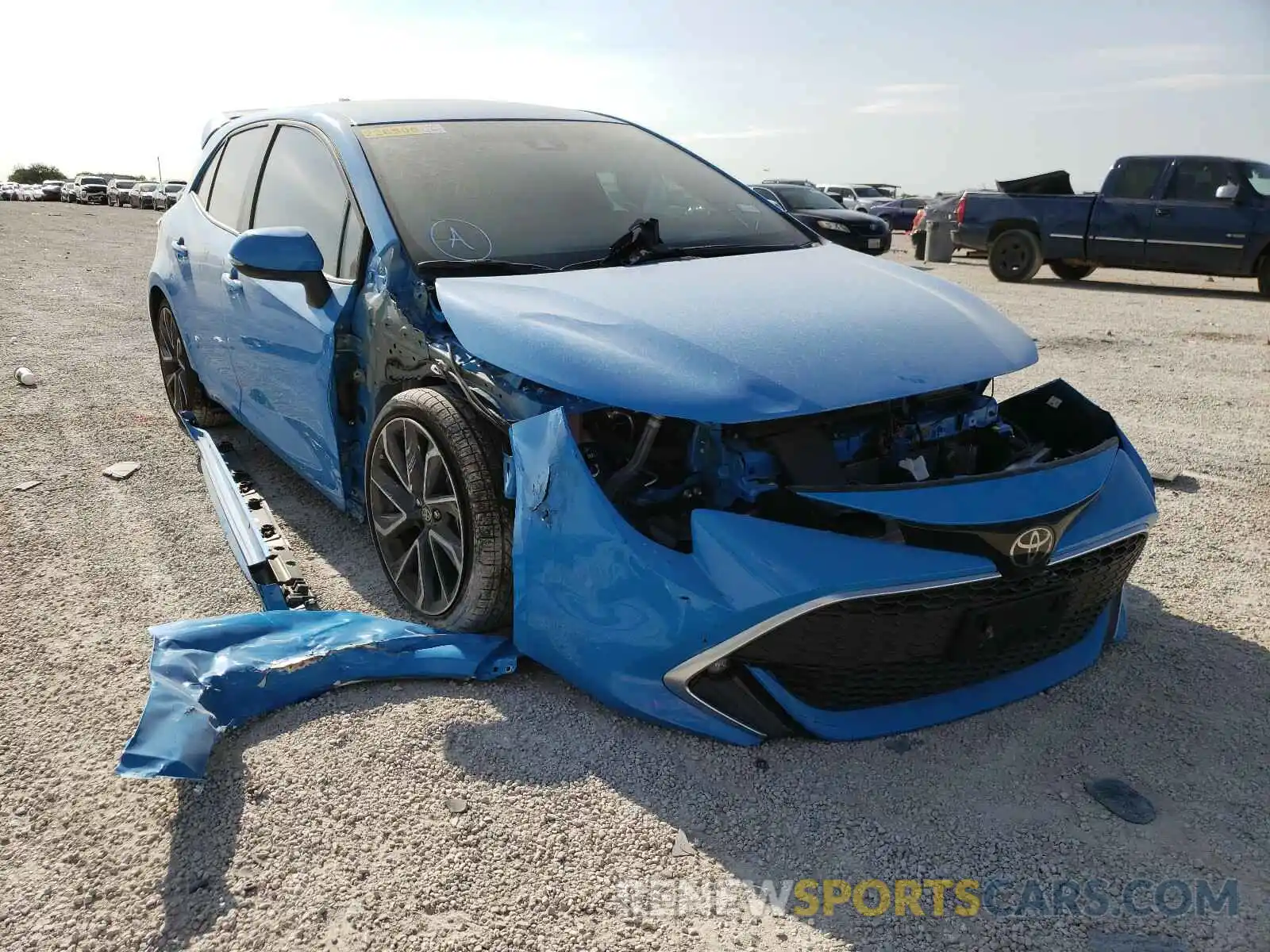 1 Photograph of a damaged car JTNC4MBE0M3117708 TOYOTA COROLLA 2021