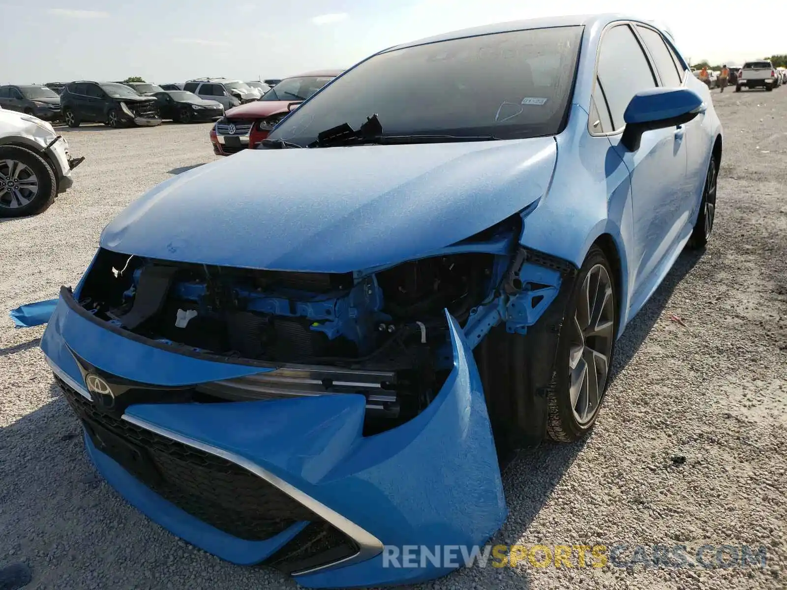 2 Photograph of a damaged car JTNC4MBE0M3117708 TOYOTA COROLLA 2021