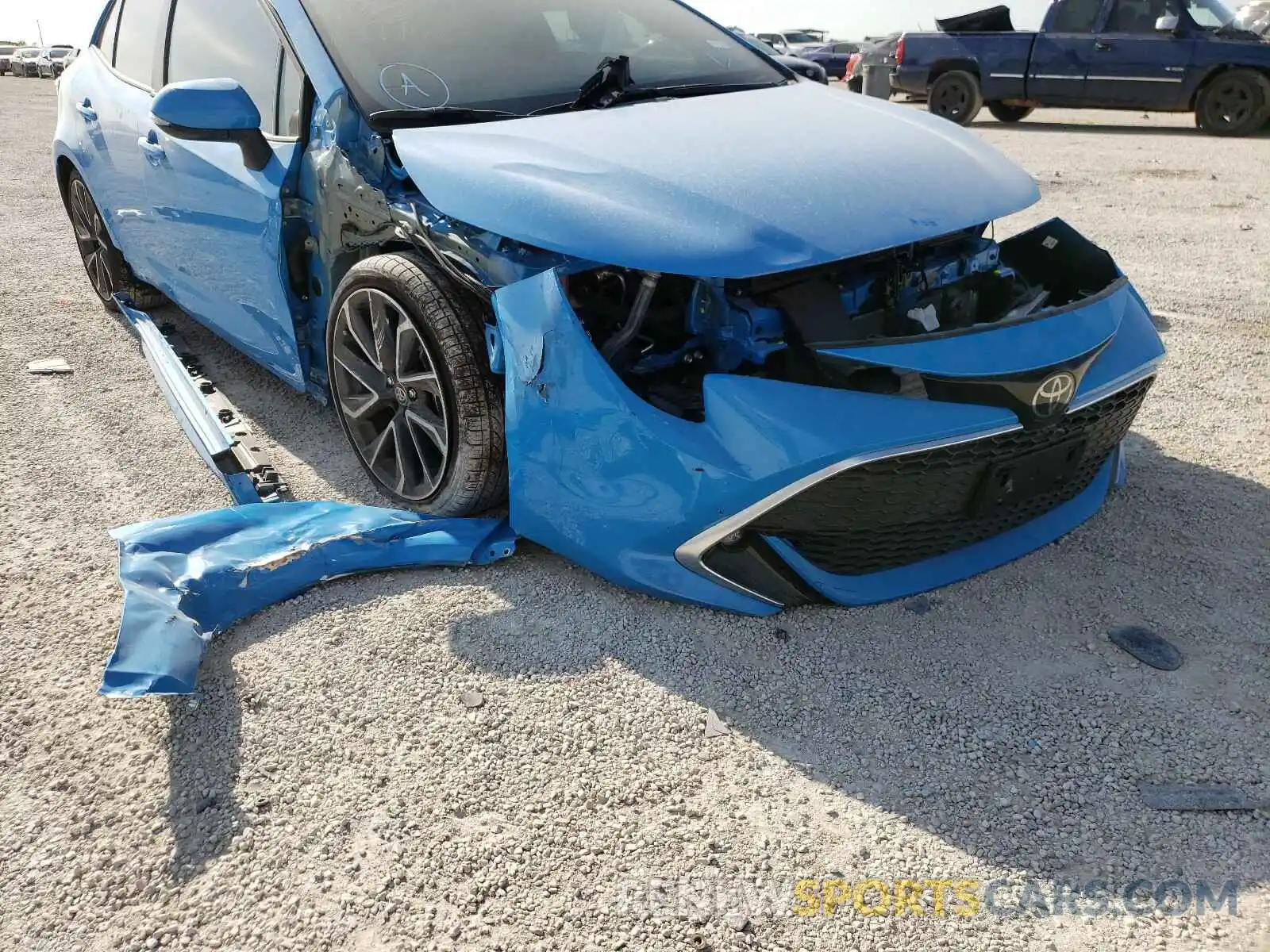 9 Photograph of a damaged car JTNC4MBE0M3117708 TOYOTA COROLLA 2021