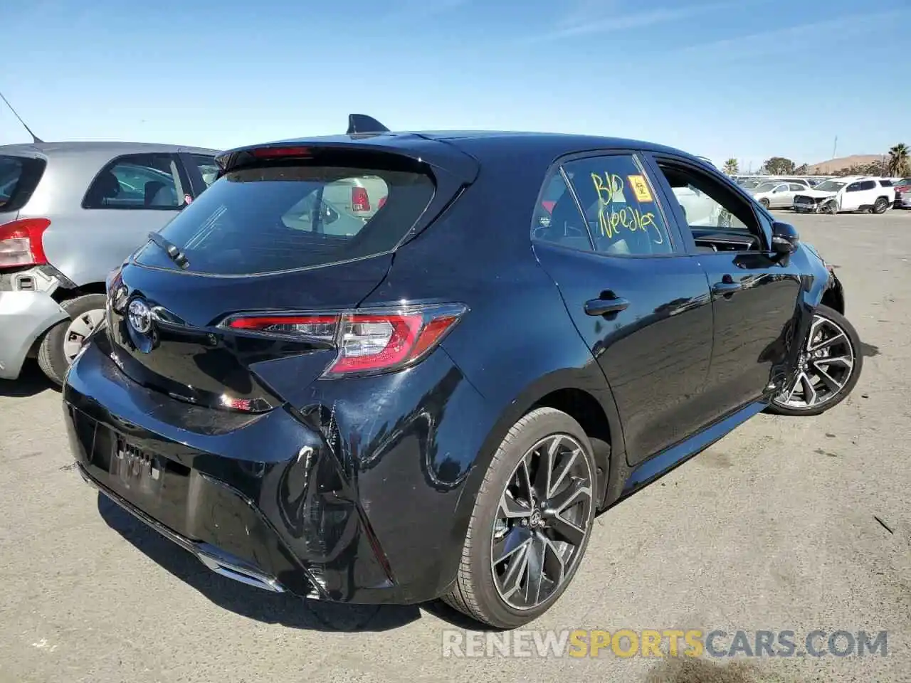 4 Photograph of a damaged car JTNC4MBE0M3128160 TOYOTA COROLLA 2021