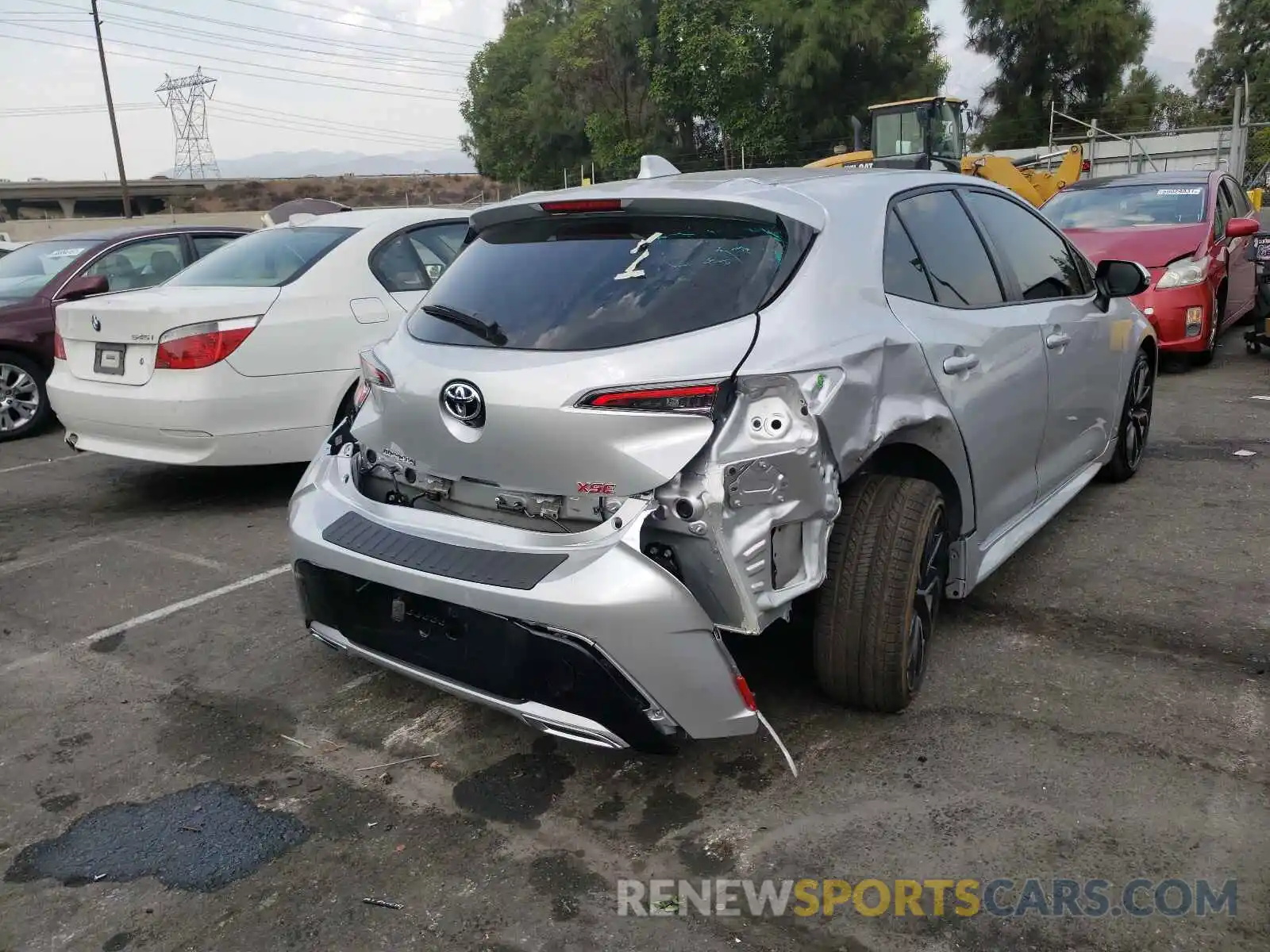 4 Photograph of a damaged car JTNC4MBE0M3139465 TOYOTA COROLLA 2021