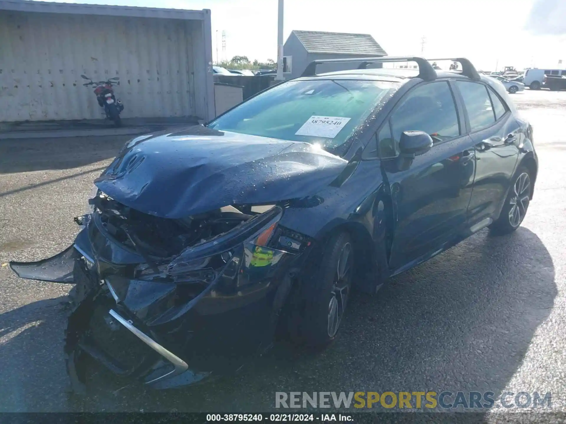 2 Photograph of a damaged car JTNC4MBE1M3124926 TOYOTA COROLLA 2021