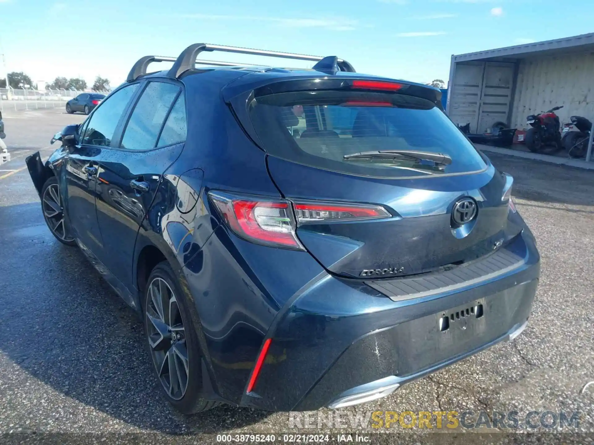 3 Photograph of a damaged car JTNC4MBE1M3124926 TOYOTA COROLLA 2021